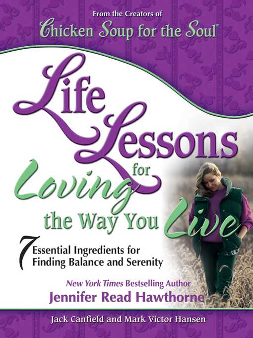 Title details for Life Lessons for Loving the Way You Live by Jack Canfield - Available